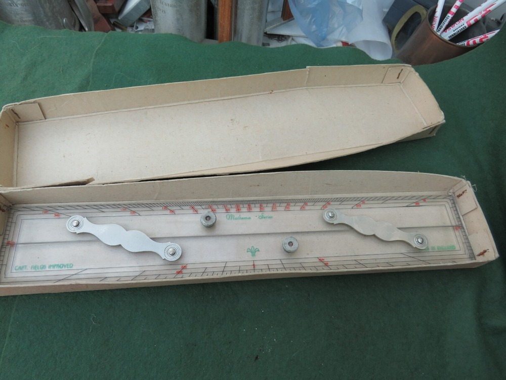 CAPTAIN FIELDS 'MATHEMO SERIES' IMPROVED 15" PARALLEL RULE BOXED