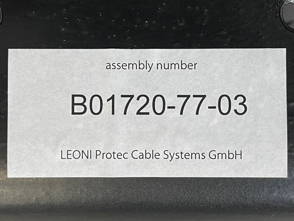 LEONI B01720-77-03 ROBOTIC CABLE MANAGEMENT