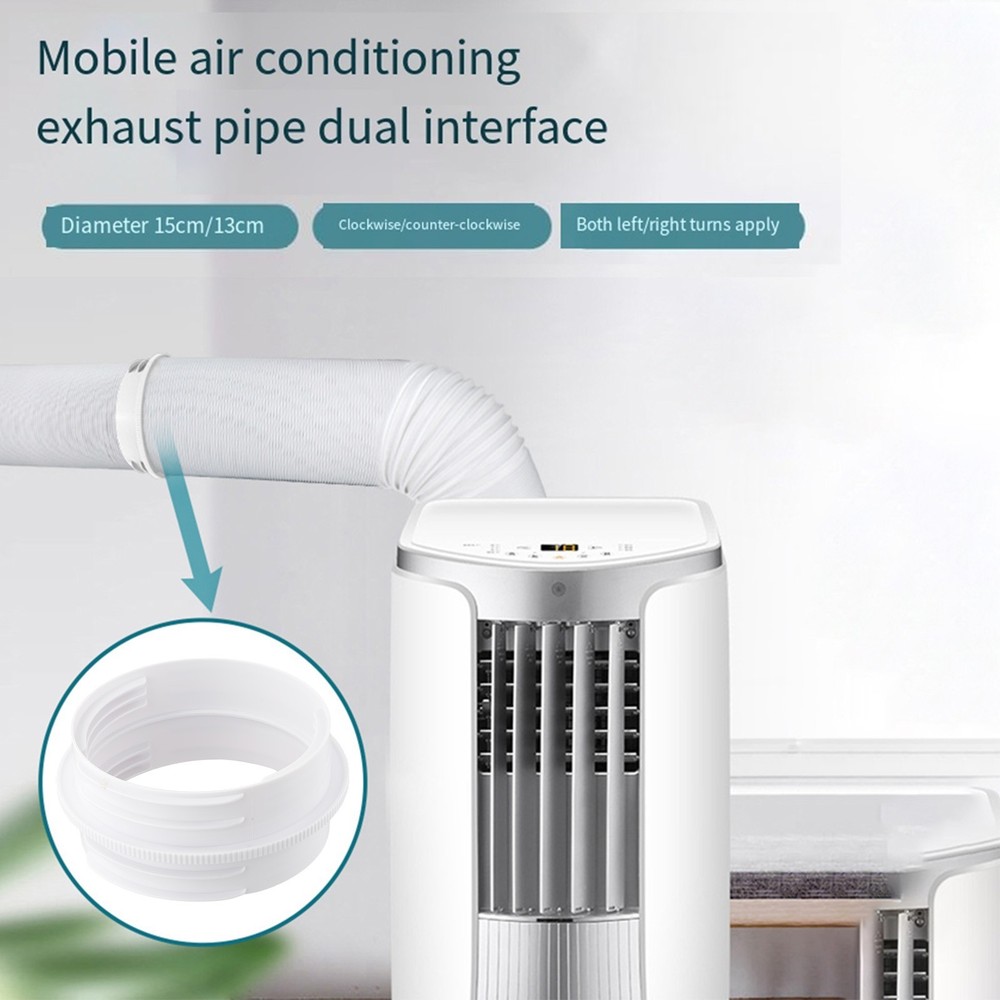 Secure Connection for Maximum Efficiency Portable AC Exhaust Hose Connector