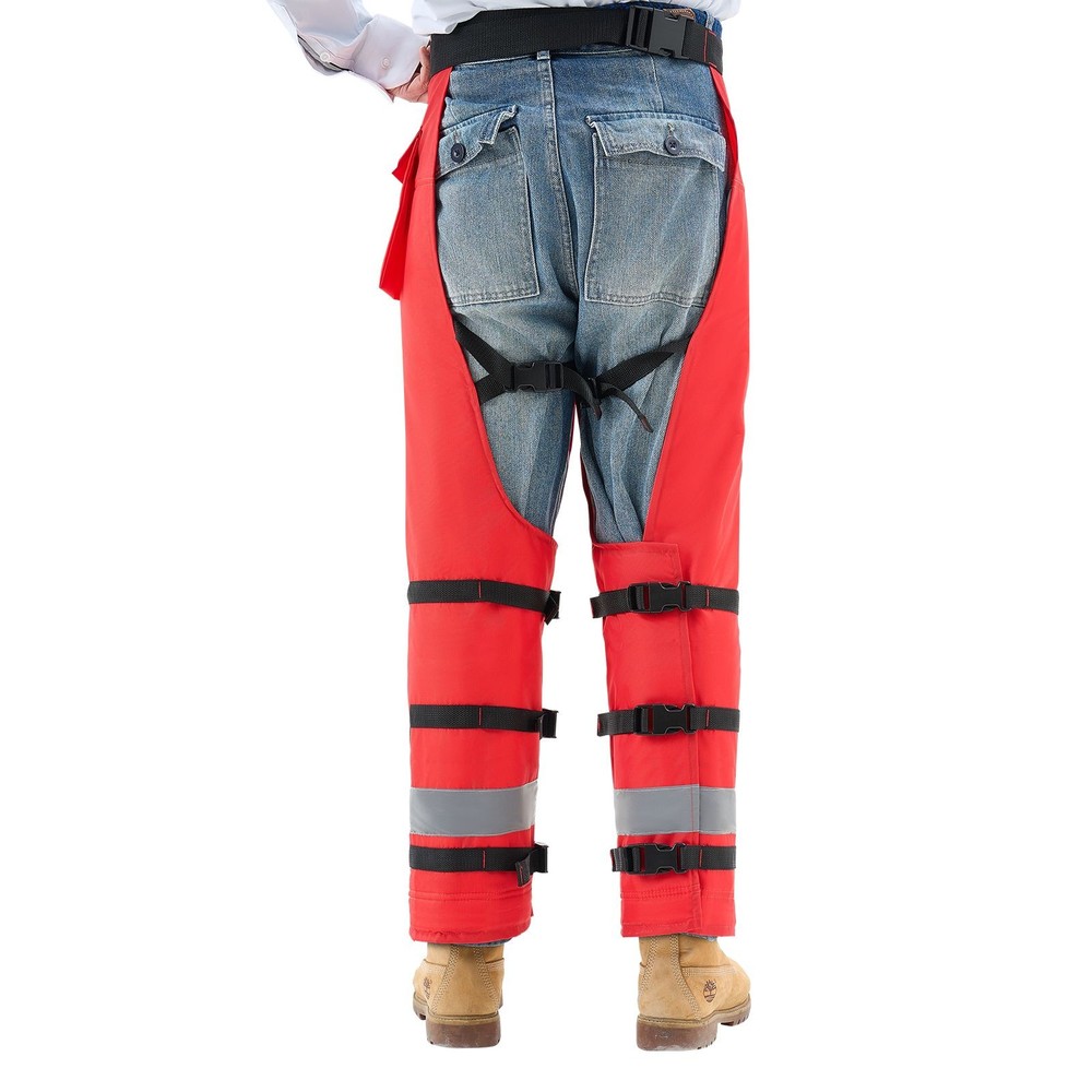 8-Layer Chainsaw Chaps Wrap, Polyester-Polypropylene, Adjustable Waist Belt