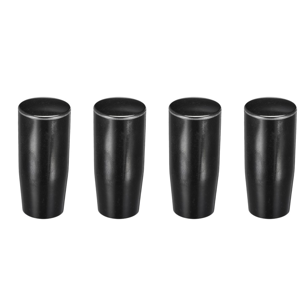 M6x36mm Female Threaded Hand Knob Cylinder Brass Insert Handle for Machine, 4Pcs