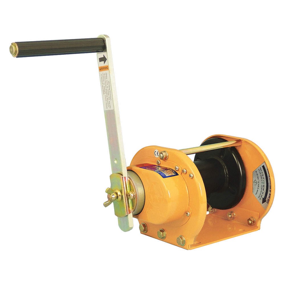 MAXPULL WINCHES GM-1-SI Hand Winch,220 lb. 1st Layer Ld Cap. 436R11