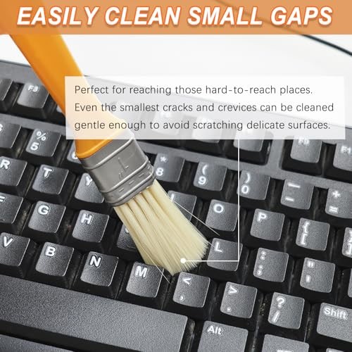 3 Pack Microfiber Duster Brush, Soft Bristles Detailing Brush Dusting Tools,