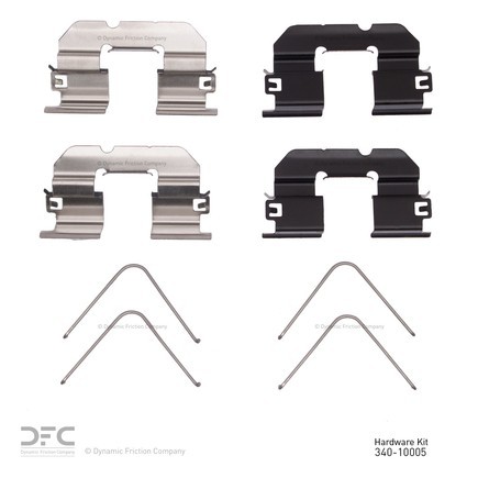 Dynamic Friction Company 340-10005 Disc Brake Hardware Kit
