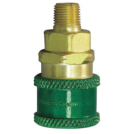 Hansen Gr604rsl Coupler Body, (M)Npt, 1/4, Brass