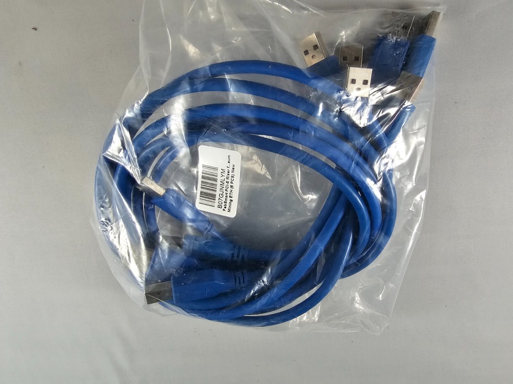 Lot of 6 - PCIE Riser for Ethereum Mining Rigs, GPU Risers for ETH Mining Rigs