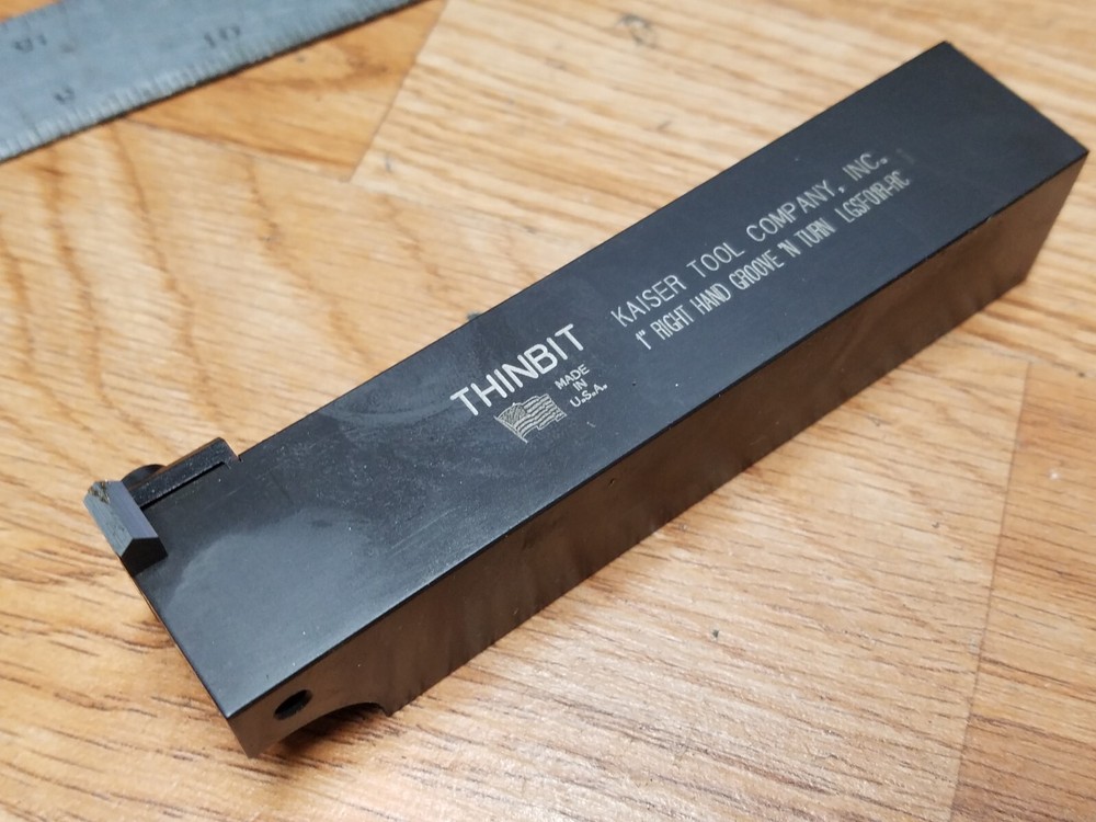KAISER THIN BIT INDEXABLE TOOL HOLDER 1 " SHANK + COLLETS