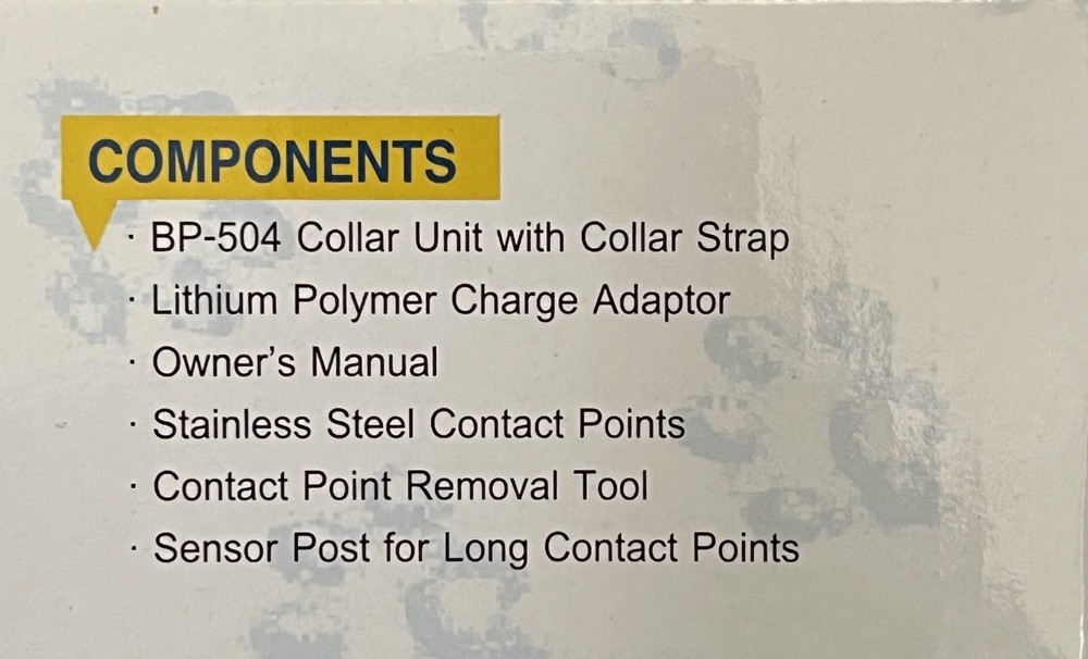 Educator E-Collar BarkLess Pro BP-504 Bark Control Dog Collar With Clicker