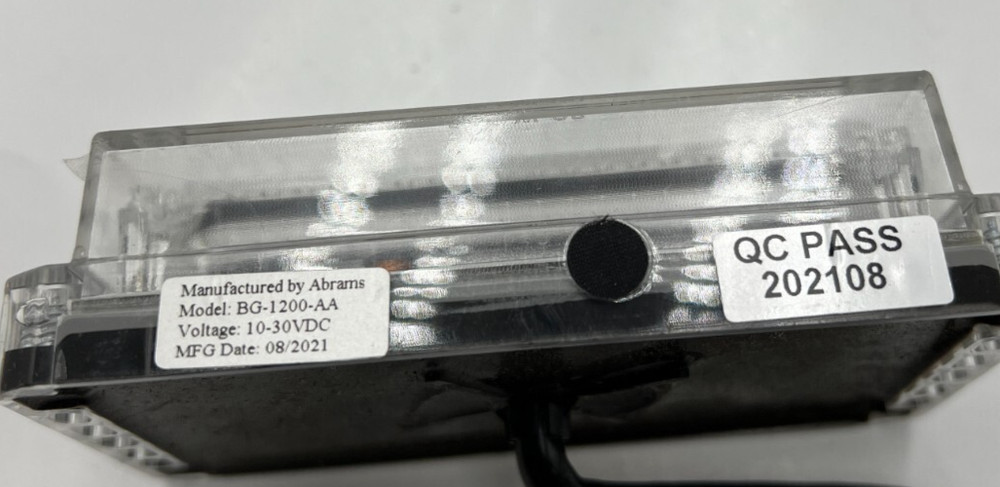 Abrams BG-1200-AA Bold 12 LED Grille Light Head Amber Replacement