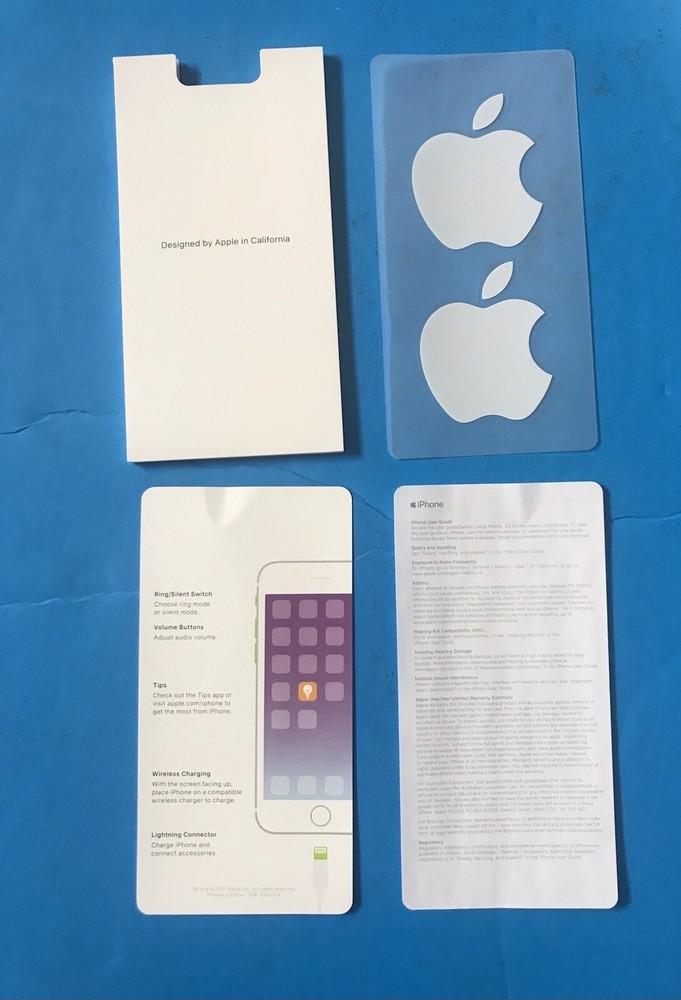 Excellent condition OEM BOX ONLY Iphone A1905 Apple 8 gold