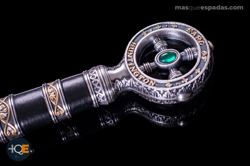 Silver Robin Hood Sword Decorated in Gold