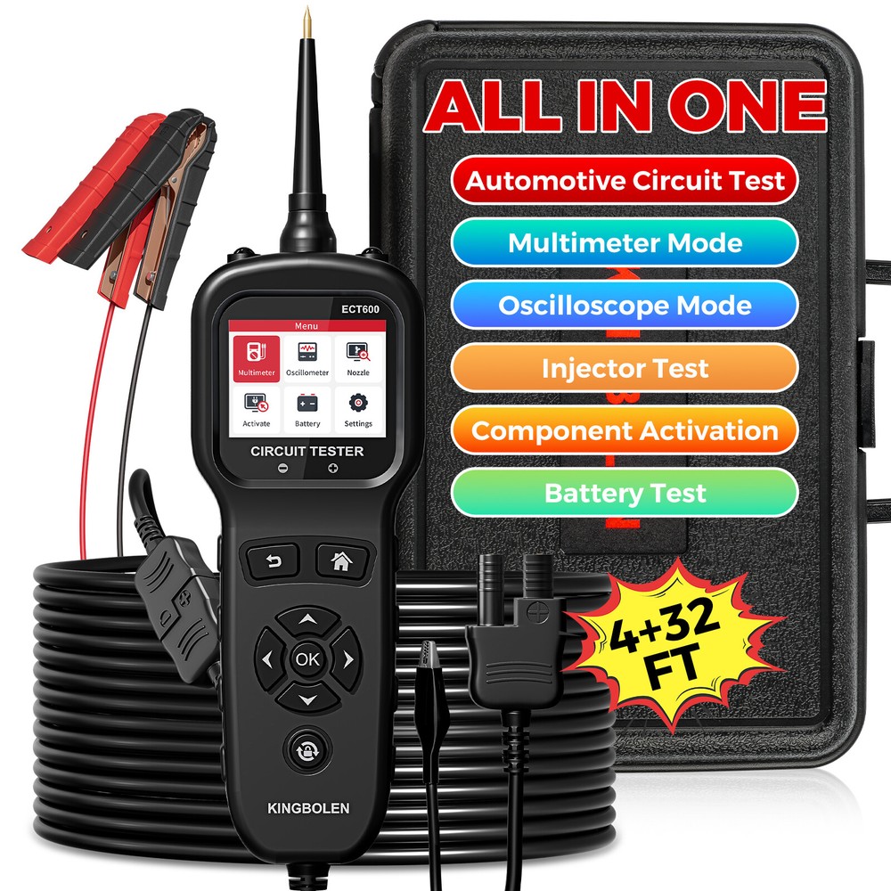 2025 KINGBOLEN ECT600 Car Power Circuit Tester Electrical System Diagnostic Tool