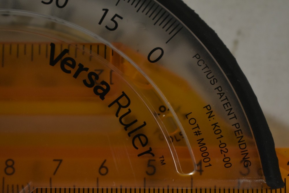 Koala Tools K01-02-00 Versa Ruler Multi Sided Shape Making Orange