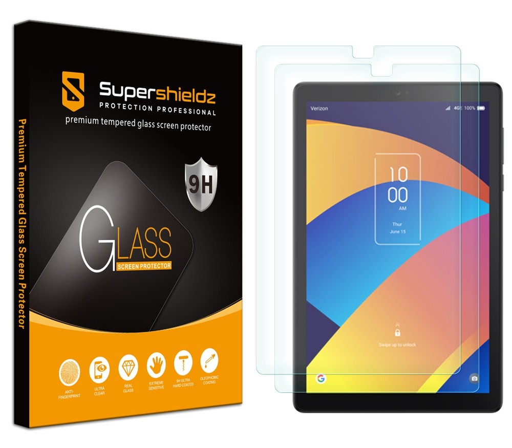 [2-Pack] Supershieldz Tempered Glass Screen Protector for TCL Tab 8 Plus