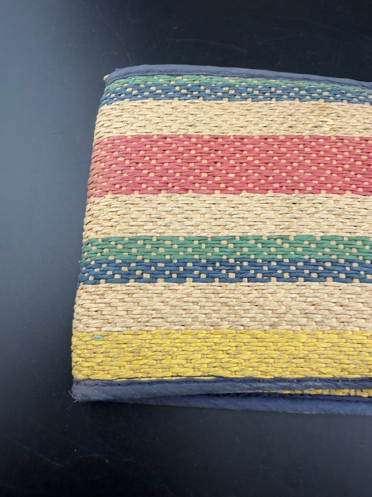 War Ration Books And Hand Woven Holder Case