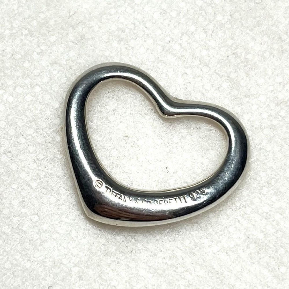 Authentic TIFFANY&Co Open Heart Pendant Top