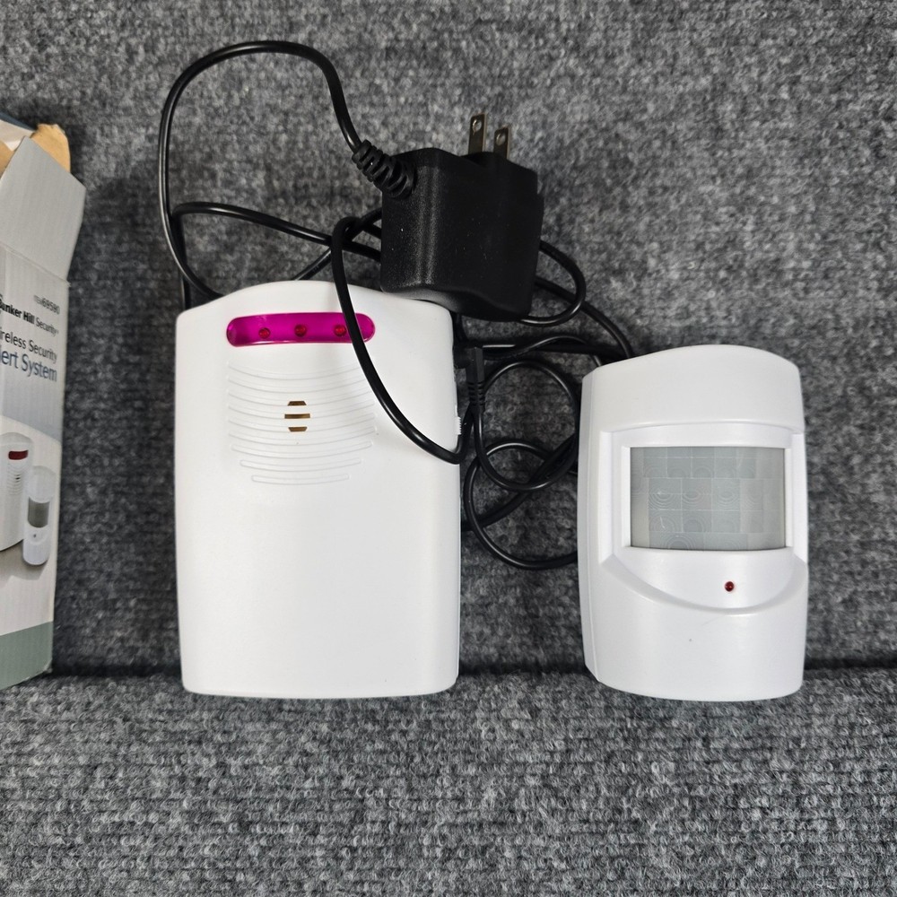 Bunker Hill Security Wireless Alert System Motion Sensor Receiver 400ft Range