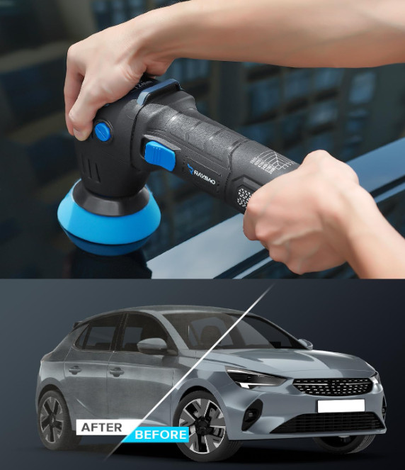 Mini Polisher 2-3in 750W Random Orbital 12mm Car Buffer