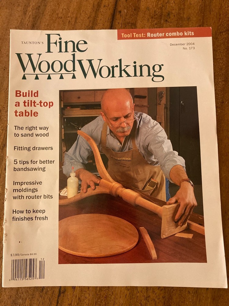 Fine Woodworking Magazines, Issue 173 December 2004