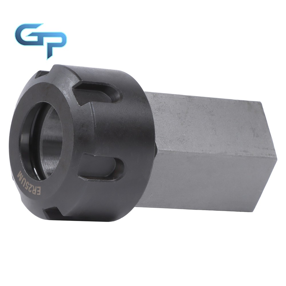ER-25 Hex & Square Collet Blocks for Multi-Side Machining Work