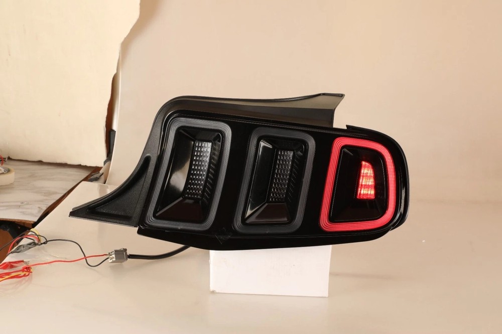 For 2010-2014 Ford Mustang Tail Lights LED Rear Brake Lmap Sequential Clear Lens