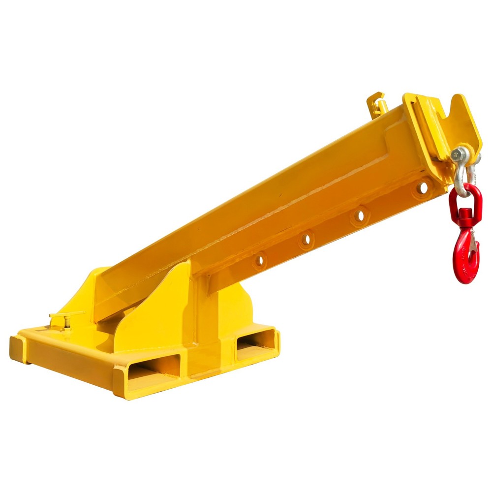 5T Forklift Telescopic Boom Adjustable Mobile Forklift Crane Lifting Attachment
