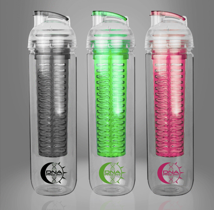 Water Infuser Bottle - 30 Oz (Green)