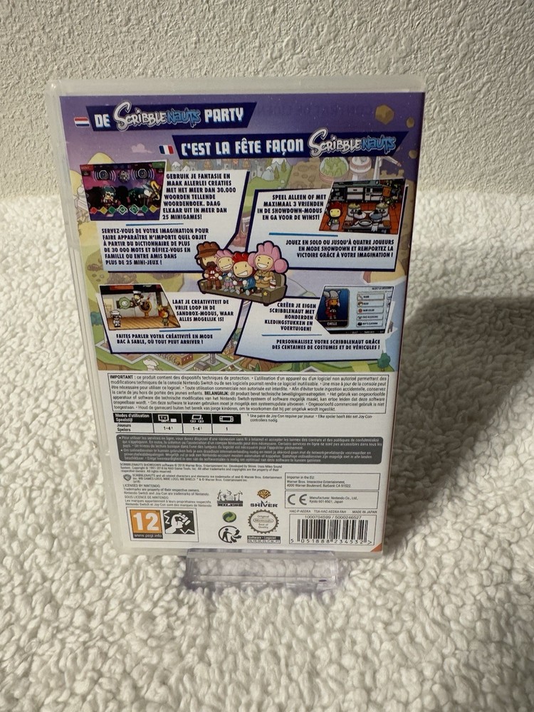 Scribblenauts Showdown - Nintendo Switch - CASE ONLY - NO GAME - Authentic Pegi