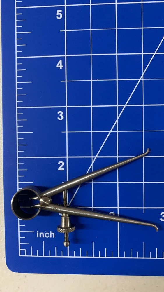 LUFKIN  142 2 in INSIDE CALIPERS  Spring Solid Nut VINTAGE!!