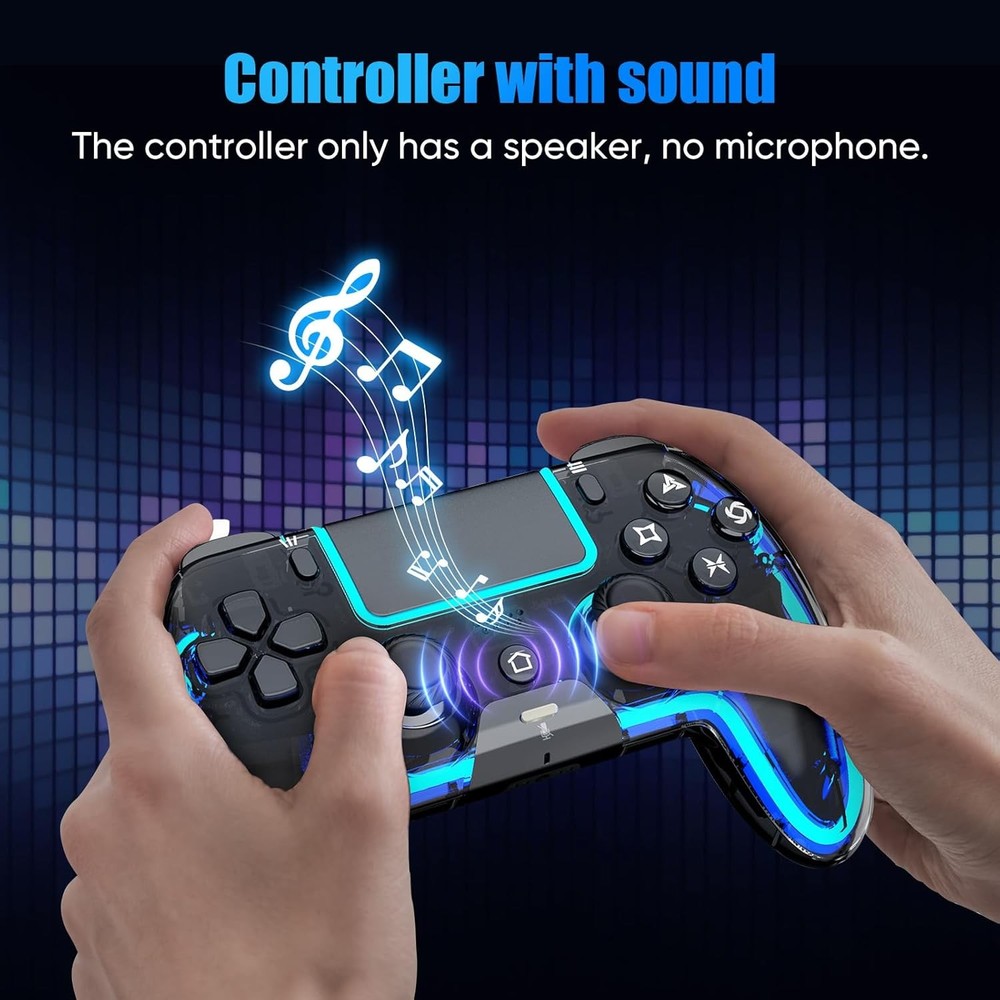 BETMI Wireless Controller for PS5, Pro/Slim/MAC/Android/Steam Deck/PC, Black