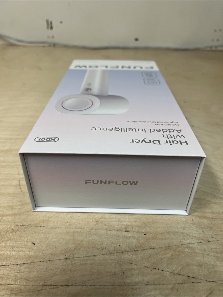 Funflow High-Speed Blow Dryer with Smart Temperature Control & 600M