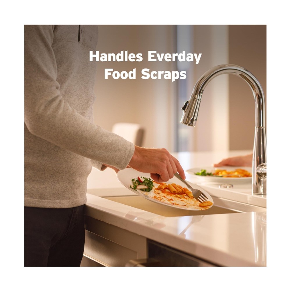 InSinkErator Garbage Disposal, Badger 1, Standard Series, 1/3 HP Continuous F...