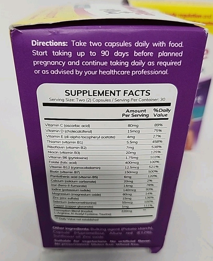 2 Packs, Conceive Plus Fertility Support Exp. 12/2025