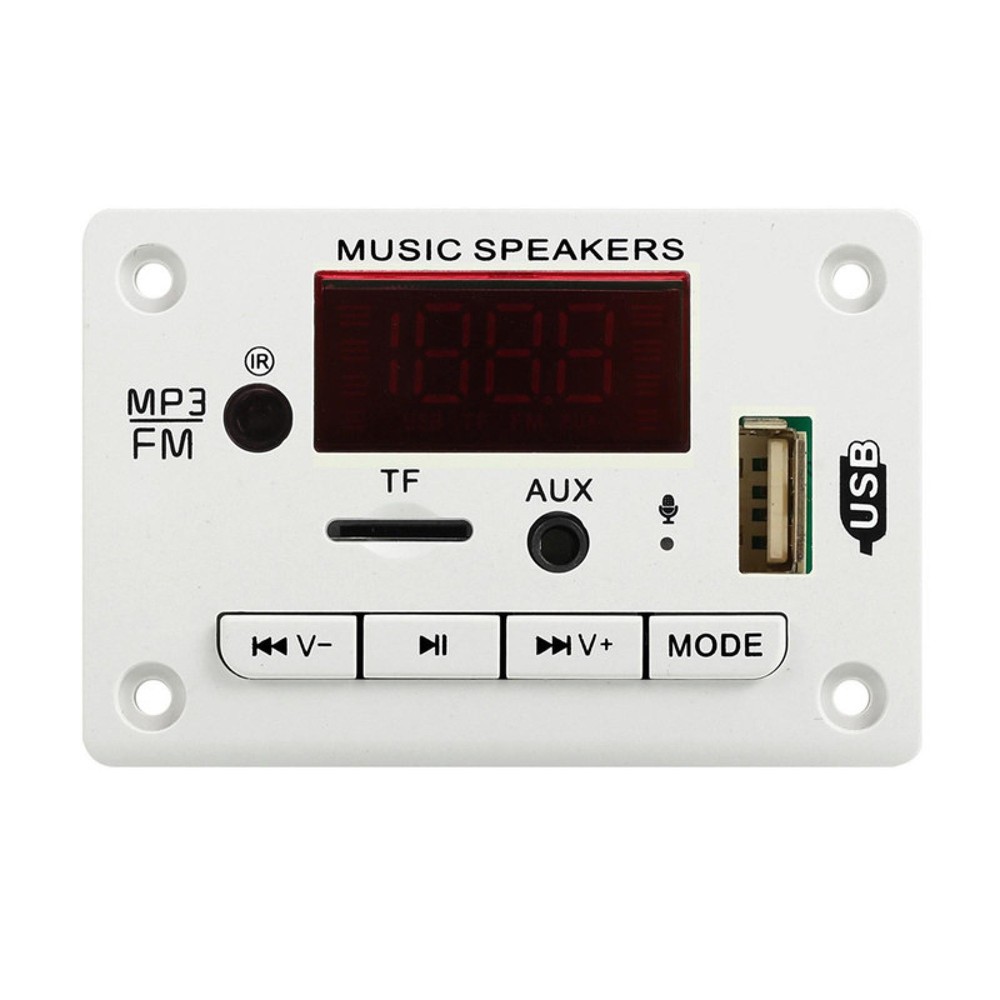 12V Audio Handsfree MP3 Decoder Board Car USB TF Card Slot FM Bluetooth Module