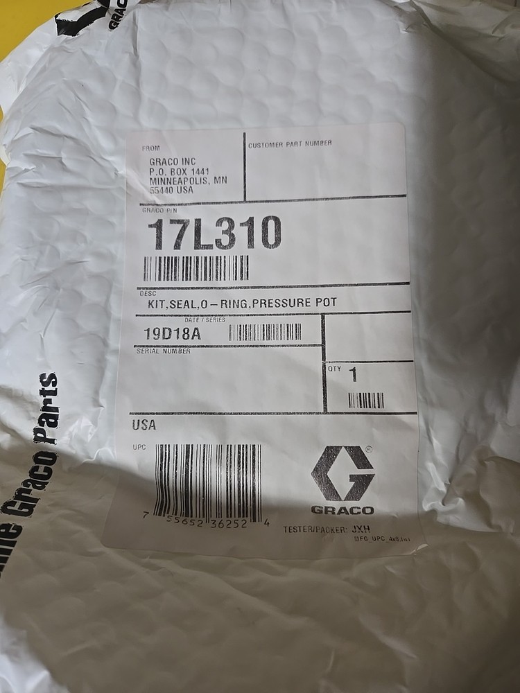 Graco 17L310 POT ORING