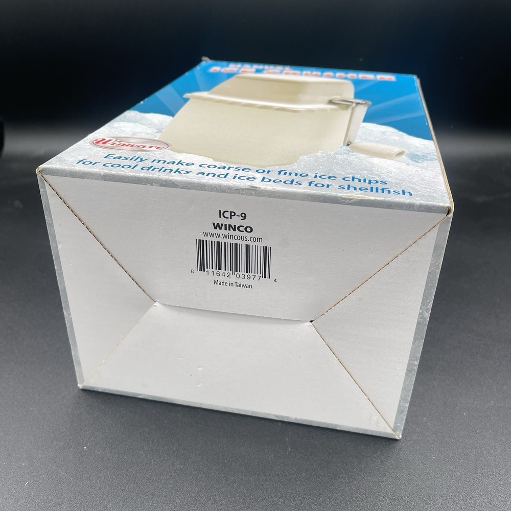Manual Ice Crusher - Winco ICP-9: New, Open Box