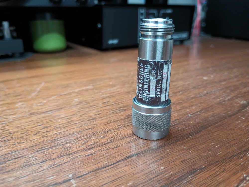 Weinschel Engineering Attenuator 6 db. N Connectors.