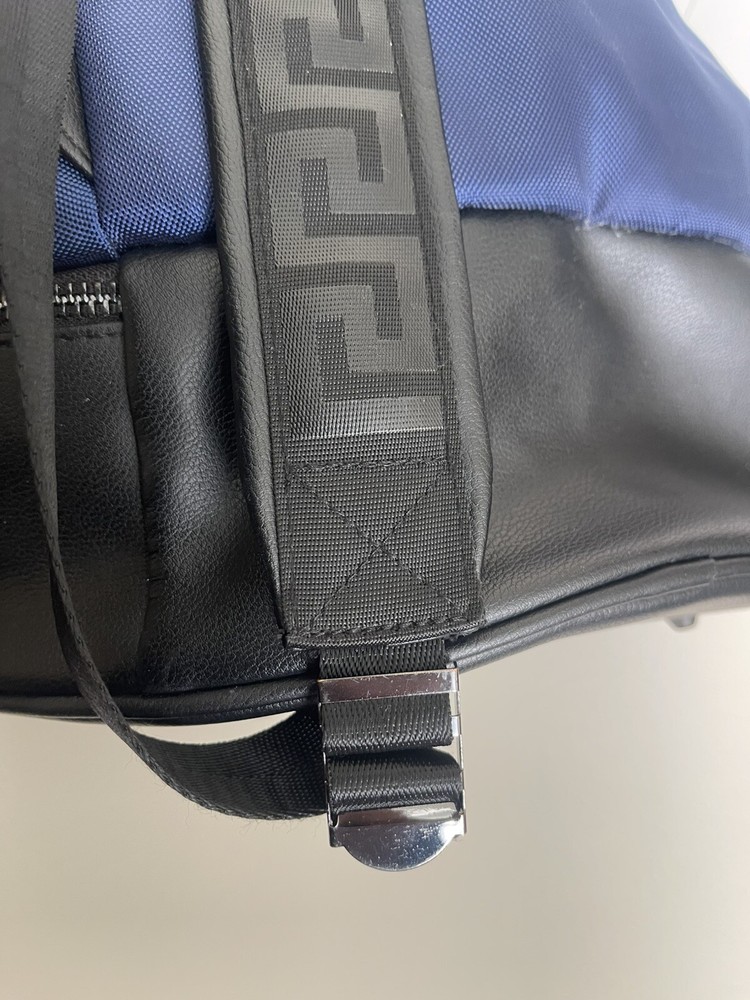 Versace Blue & Black Backpack