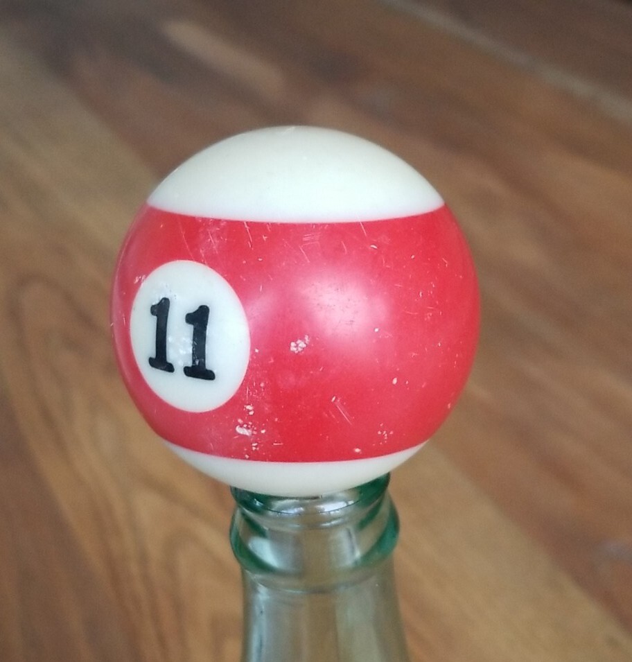 Pool Billiard Ball #11 Stripe Vintage Replacement  2 1/4"