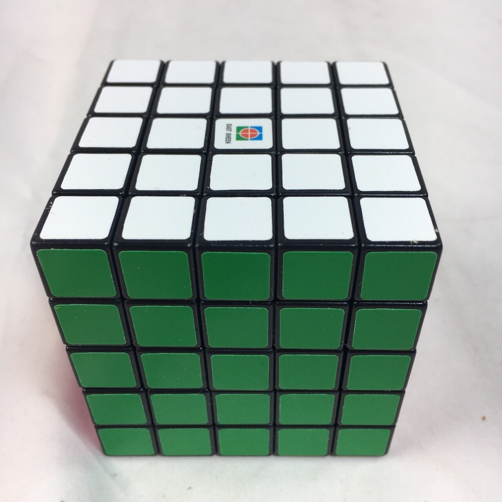 Eastsheen 5x5x5 Brain Teaser Cube Multi-Color Puzzle Black Plastic
