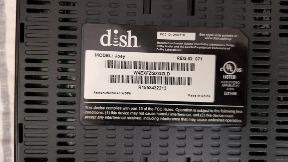 two Dish Network Joey 2.0 Satellite Receiver client+ power adapters & brackets