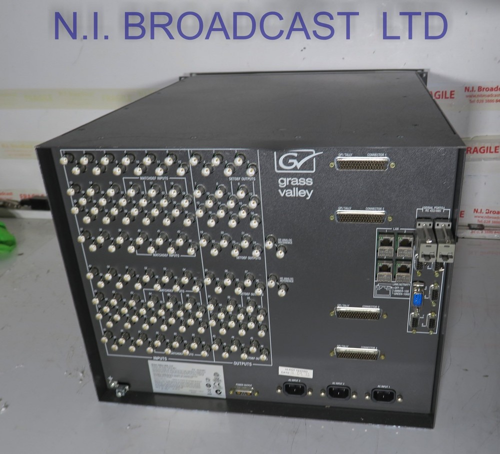 Grass Valley Karrera  4ME frame 96x input  48x output Frame