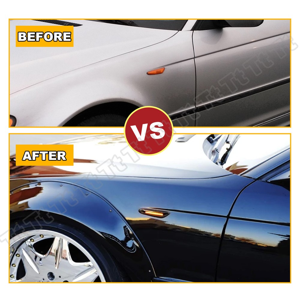 For BMW E60 E61 E82 E88 E90 E91 E92 E93 Sequential Smoked LED Side Marker Light