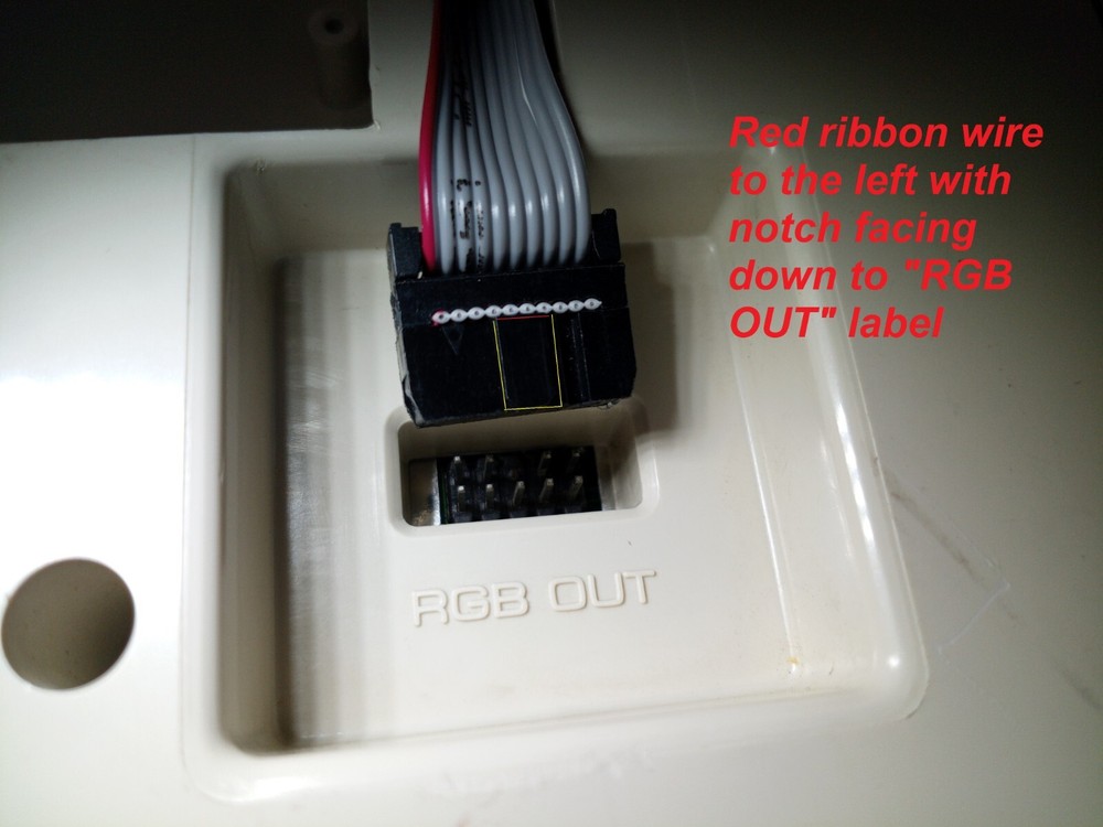 Coco 3 Tandy Color Computer 3 RGB video audio Cable