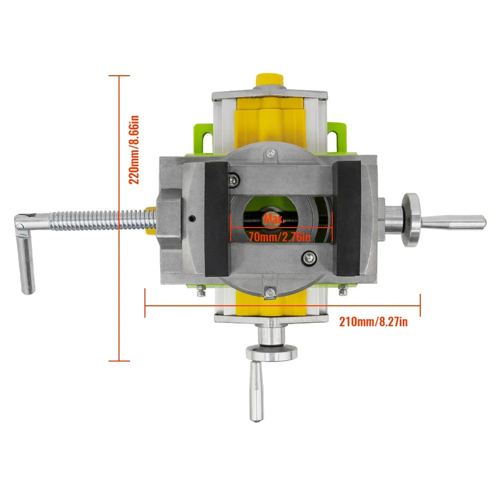Milling Drilling Precision Vise Base Table Aluminium Alloy Compound Worktable