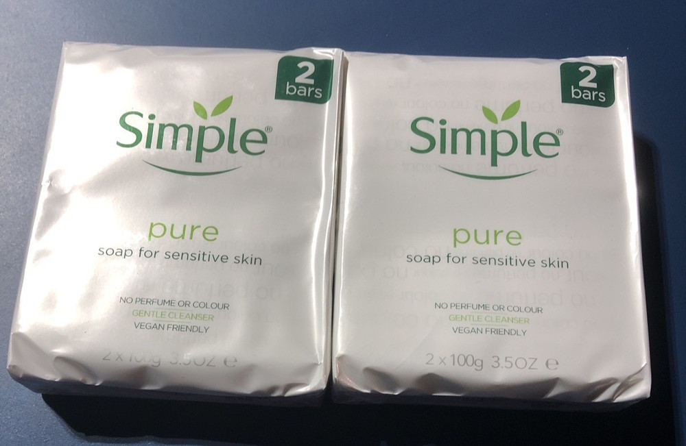 Simple Pure Cleansing Soap 4 Bars