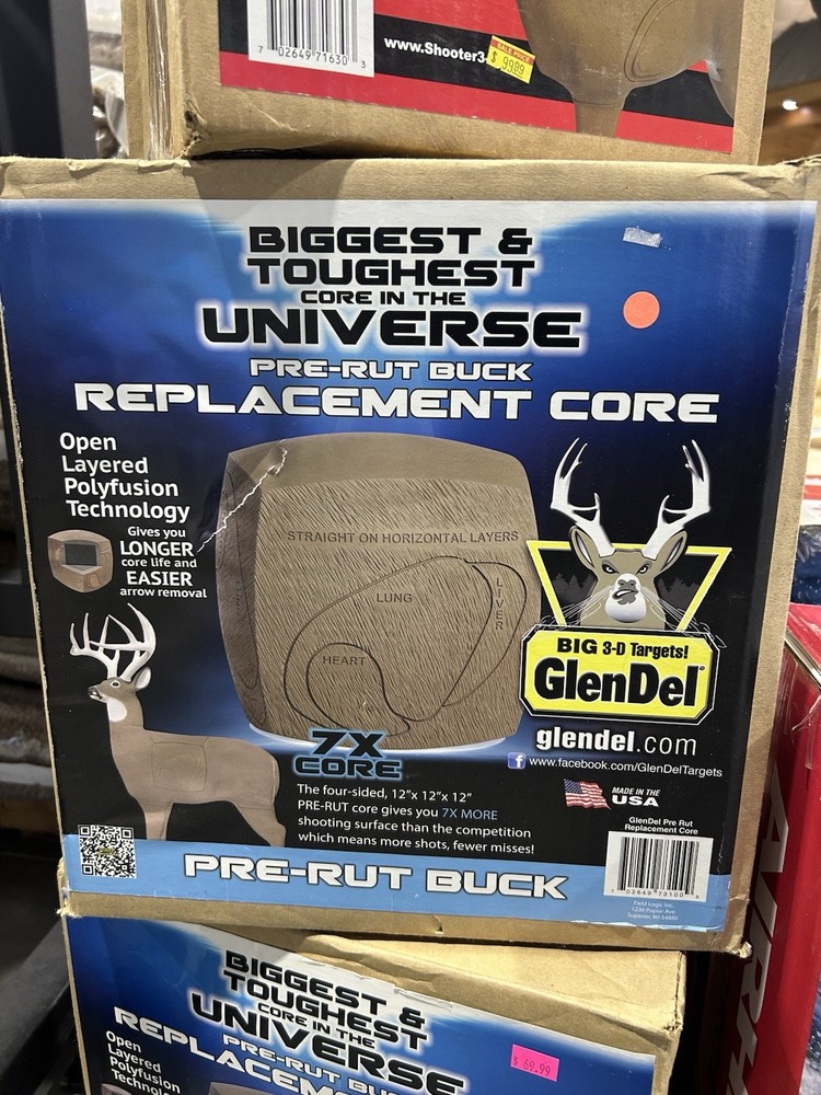 Glendel Pre-Rut Buck 3D Target Replacement Core NIB