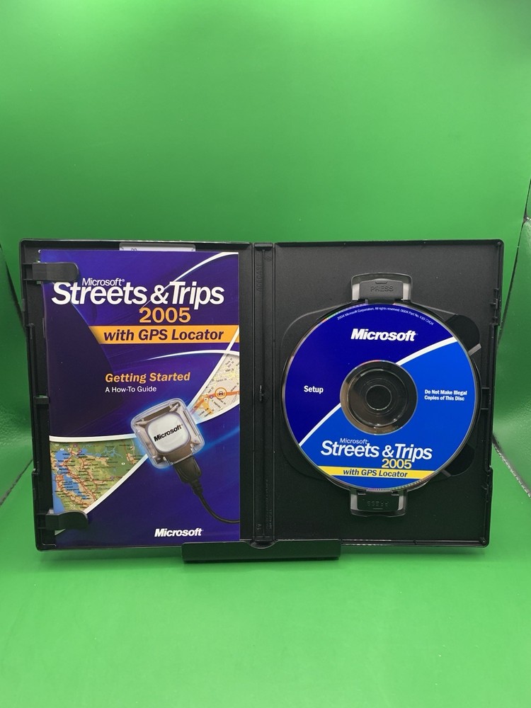Microsoft Streets & Trips 2005 For PC