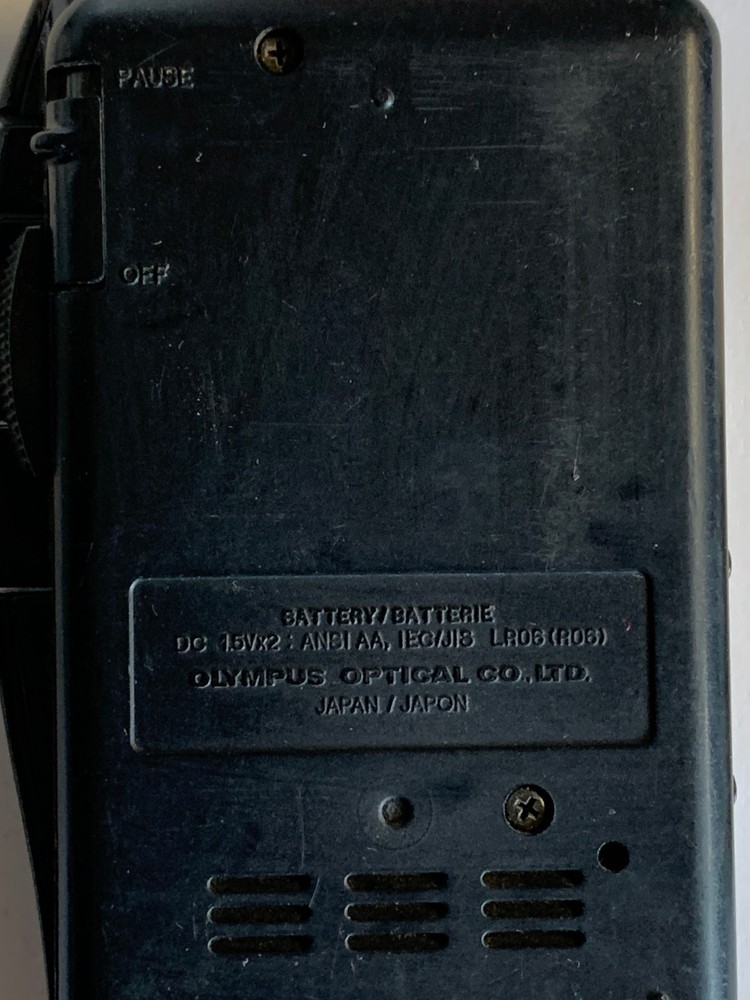 Olympus Pearlcorder S912 Microcassette Recorder,Includes Cassette Tape,Tested