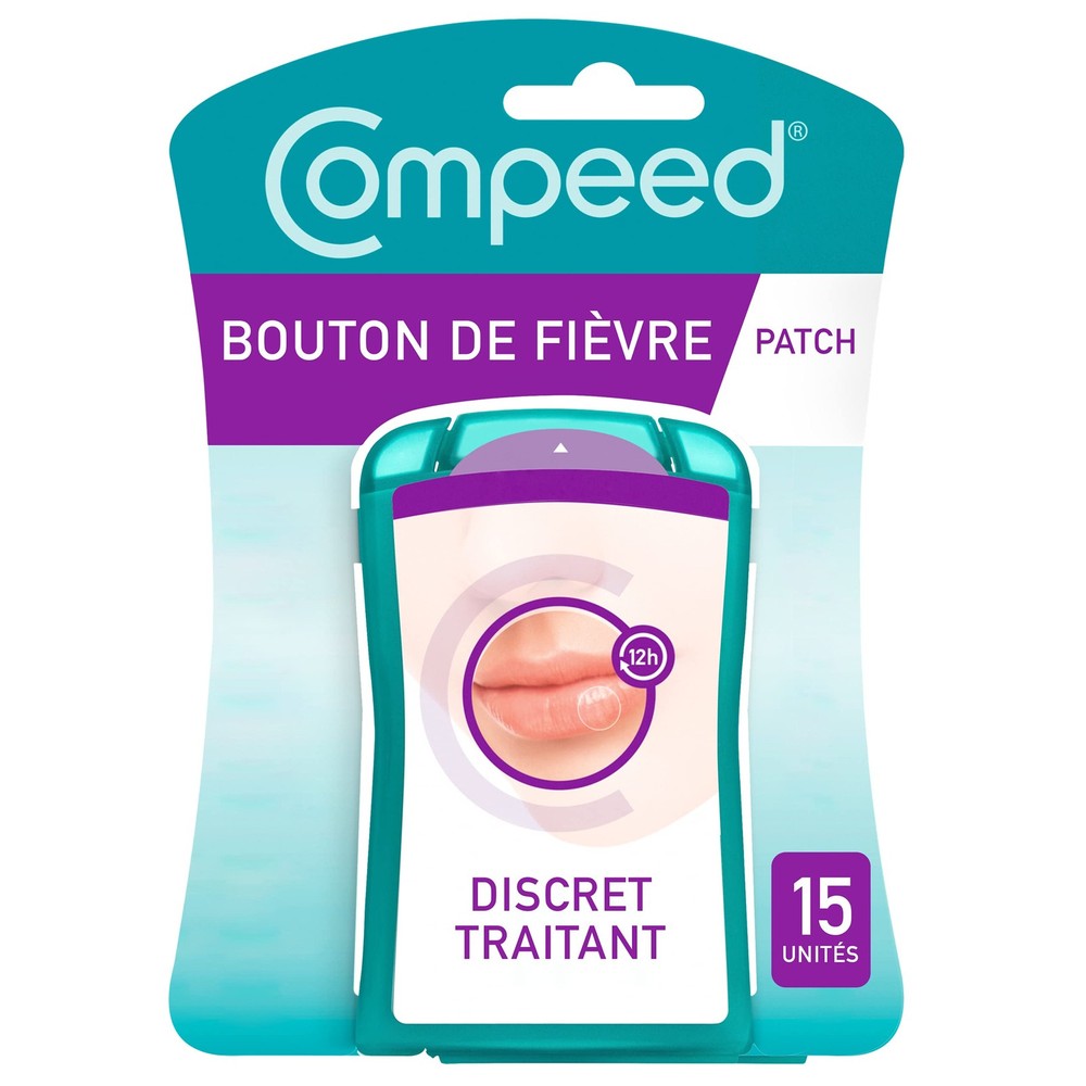 Compeed - Patch Bouton de Fièvre - Discret Pour un Traitement Rapide - Soins...